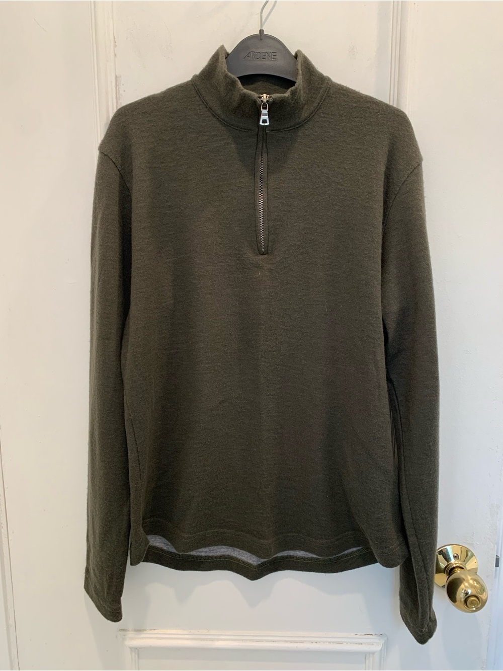 Orlebar Brown Wool 3/4 zip sweater. Size M